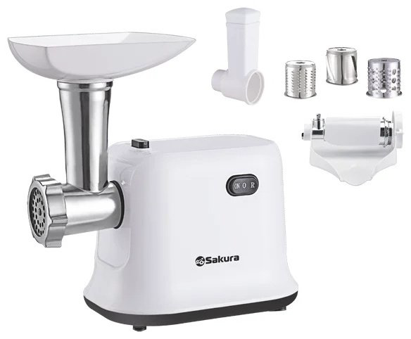 Мясорубка Sakura SA-6420STW белый