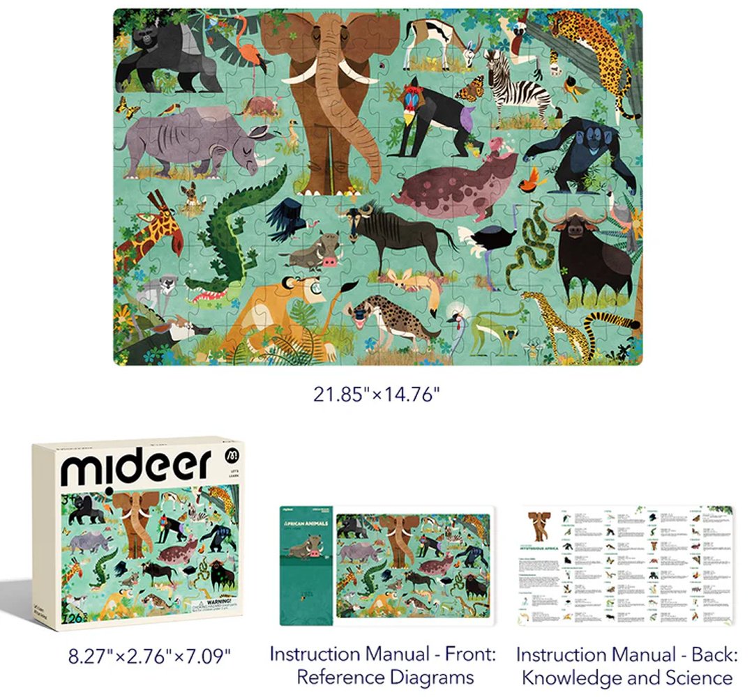 Пазл MiDeer CT4300 классический 126 деталей - ForteMarket Пазл MiDeer CT4300 классический 126 деталей купить,0
