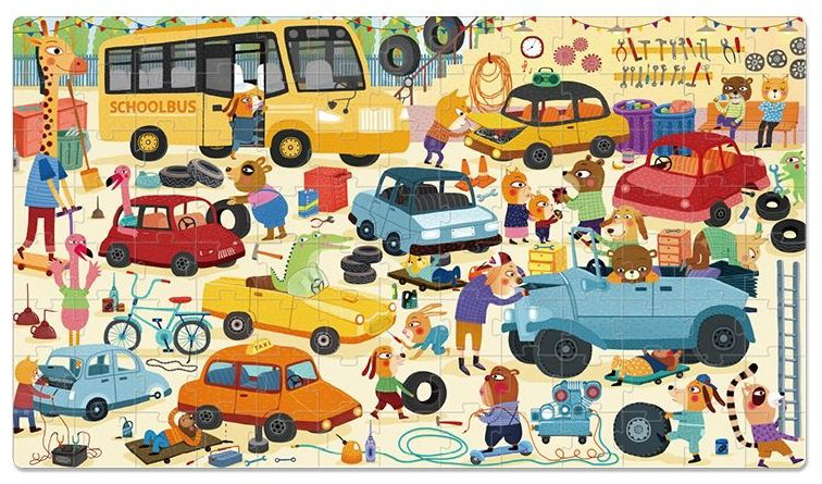 Пазл MiDeer Garage MD3078 104 деталей купить,NaN