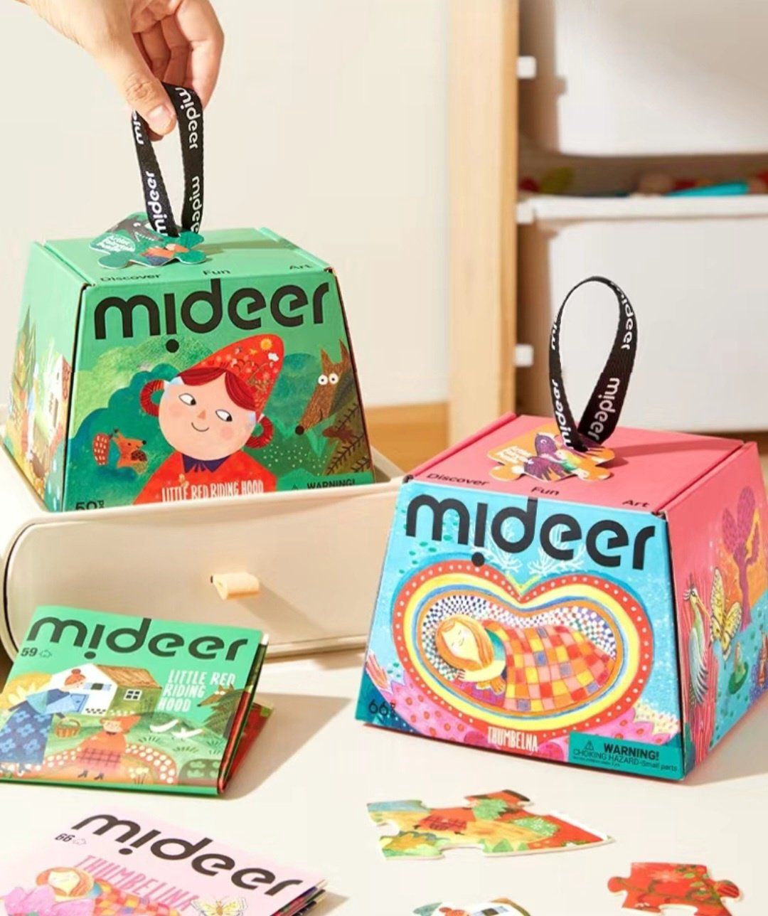 Пазл MiDeer Дюймовочка MD1494 контурный 66 деталей купить,NaN