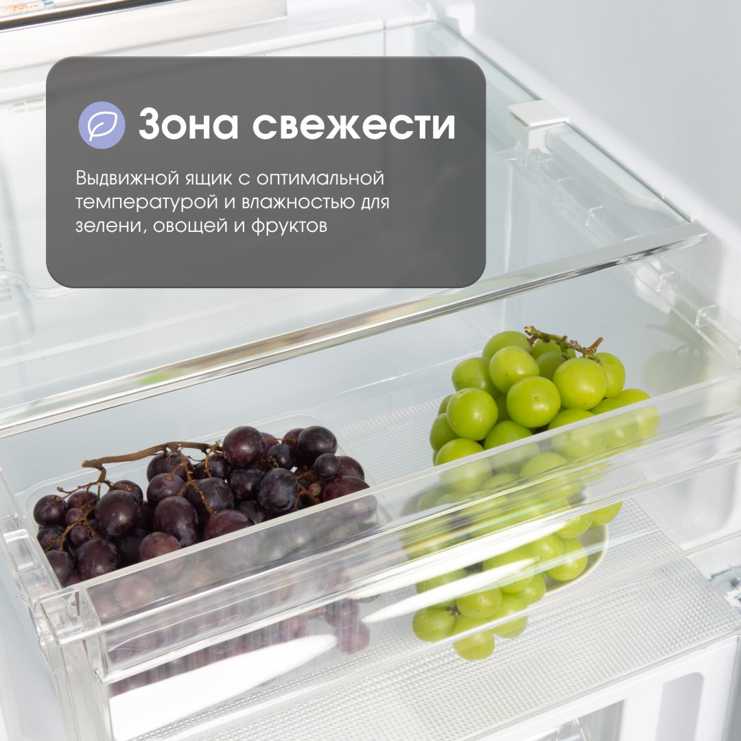 Холодильник Zigmund & Shtain BR 20 X белый - ForteMarket Холодильник Zigmund & Shtain BR 20 X белый купить,0