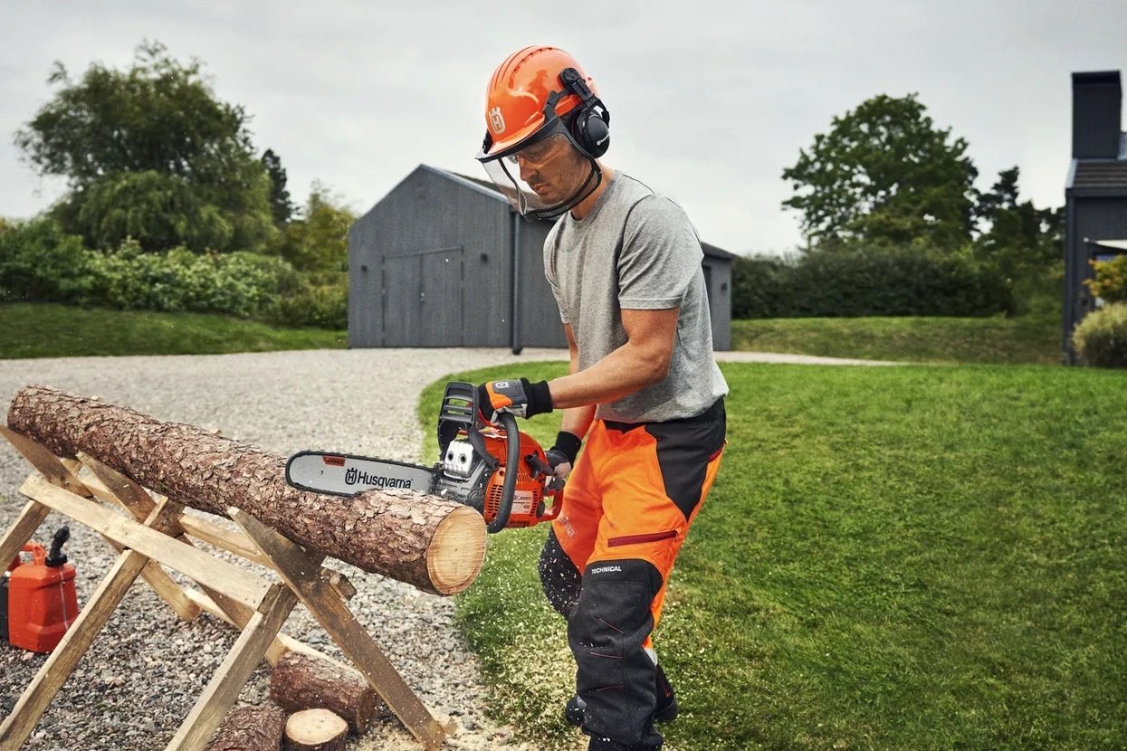 Цепная пила Husqvarna бензиновая 450E II купить,0