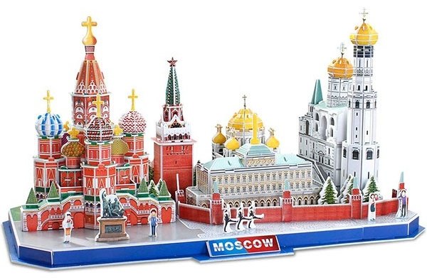 Пазл CubicFun Достопримечательности Москвы MC266h - ForteMarket Пазл CubicFun Достопримечательности Москвы MC266h купить,0