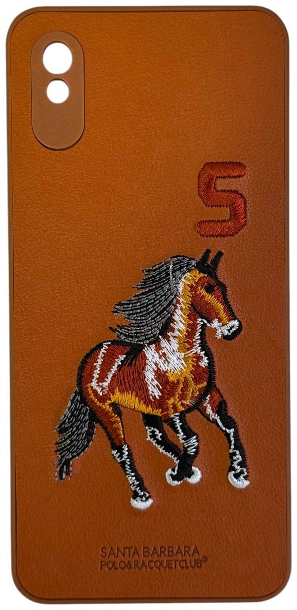 Чехол Santa Barbara Polo & Racquet Club для Xiaomi Redmi 9a коричневый купить,2568