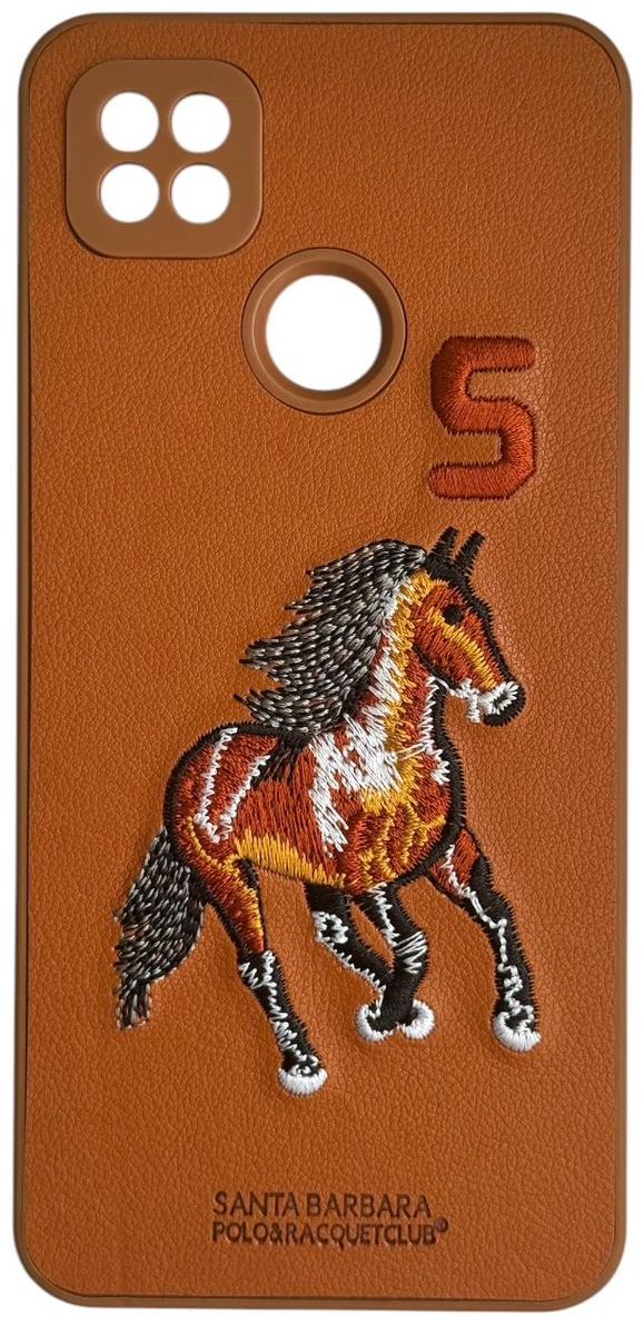 Чехол для Xiaomi Redmi 9c коричневый купить,2550