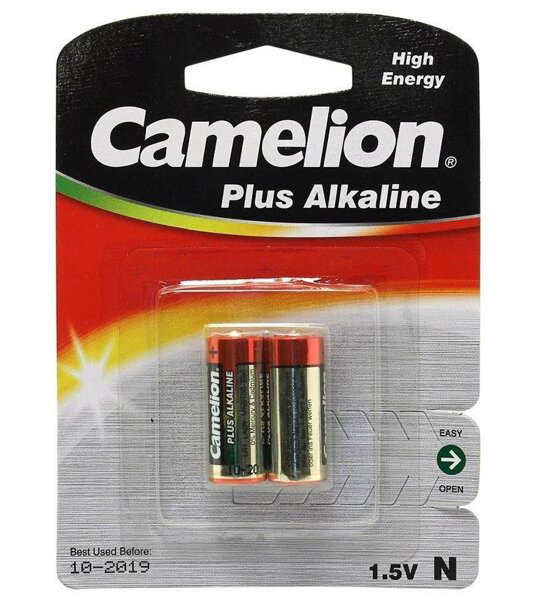 Батарейки Camelion Plus Alkaline LR1-BP2 1.5Vx2