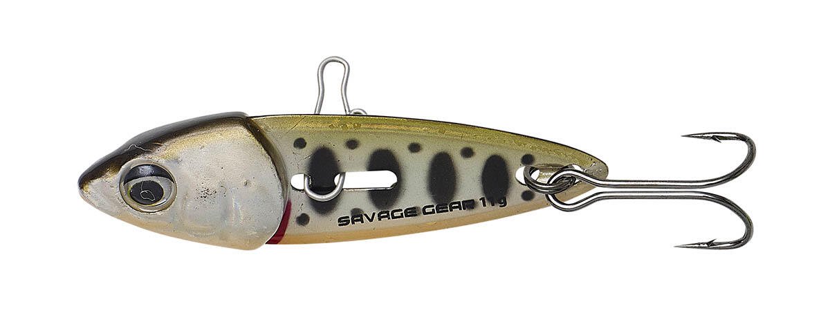 Колеблющаяся блесна Savage Gear Switch Blade 38мм желто-черная