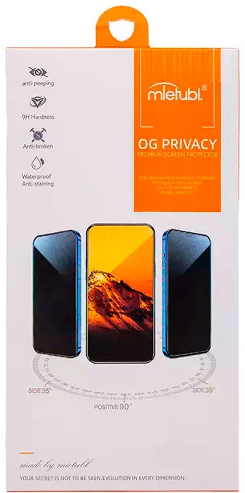 Пленка Mietubl для Apple iPhone 13 Phone PRIVATE 13/13 Pro/14 прозрачный