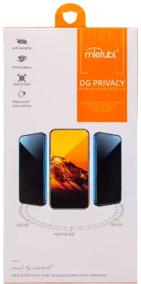 Пленка Mietubl для Apple iPhone 13 Phone PRIVATE 13/13 Pro/14 прозрачный