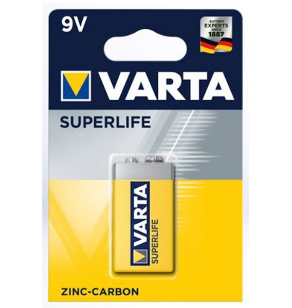 Батарейка Varta 6F22P Superlife E-Block 9Vx1