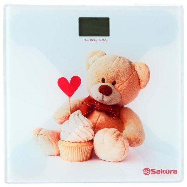 Напольные весы Sakura электронные SA-5071SB до 180 кг