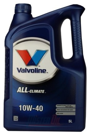 Моторное масло Полусинтетическое VALVOLINE ALL-Climate 10W-40 5 л купить,NaN