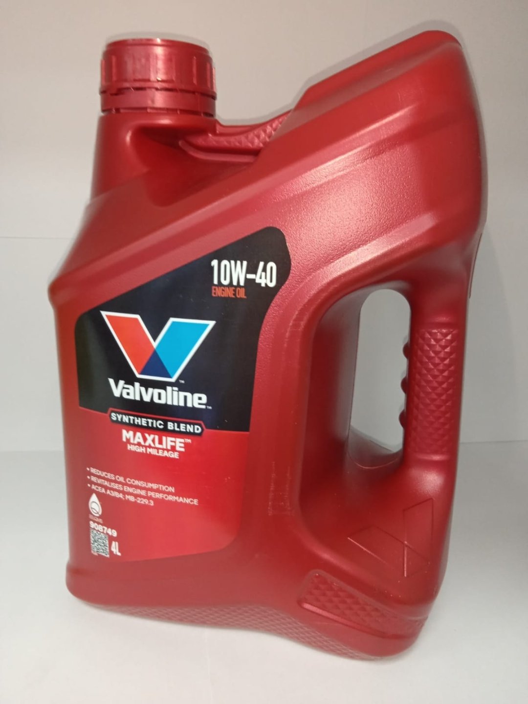 Моторное масло Полусинтетическое VALVOLINE MaxLife 10W-40 4 л