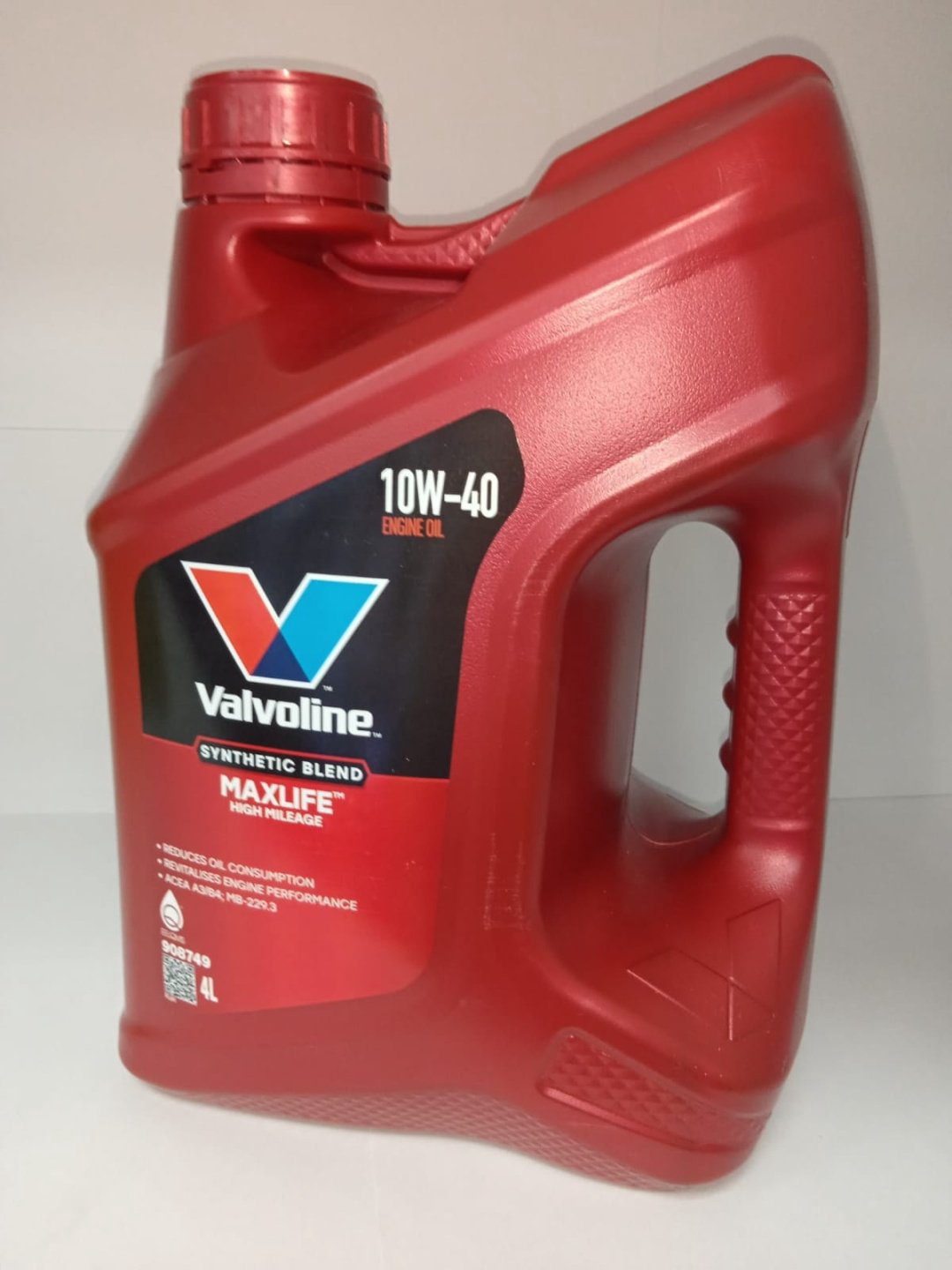 Моторное масло Полусинтетическое VALVOLINE MaxLife 10W-40 4 л