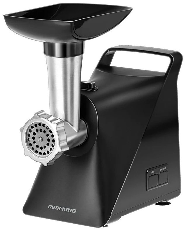 Мясорубка REDMOND RMG-1236 черный, серебристый