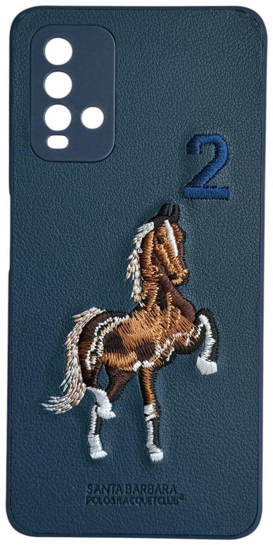 Чехол для Xiaomi Redmi 9T синий купить,743