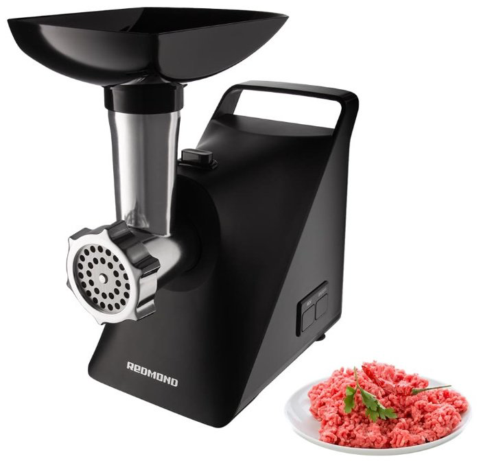 Мясорубка REDMOND RMG-1236 черный, серебристый купить,NaN