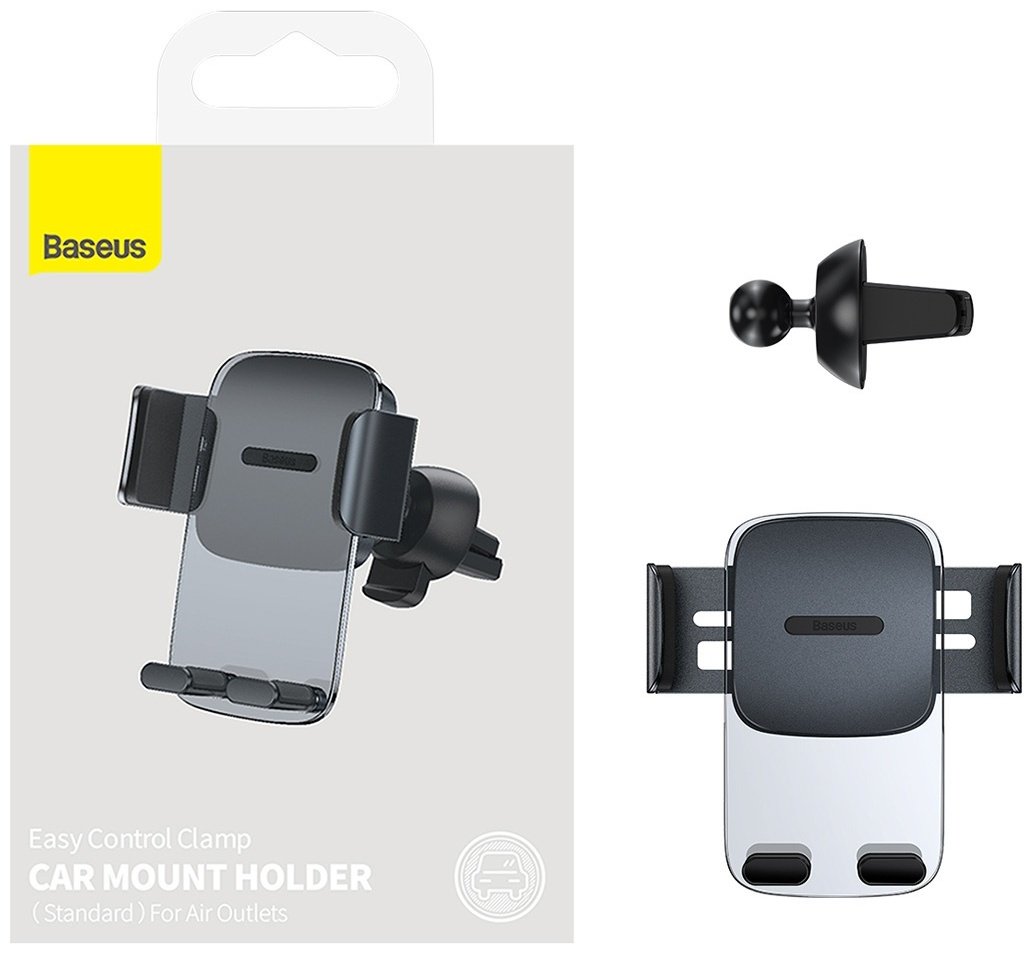Держатель Baseus Easy Control Clamp SUYK000101 черный купить,0