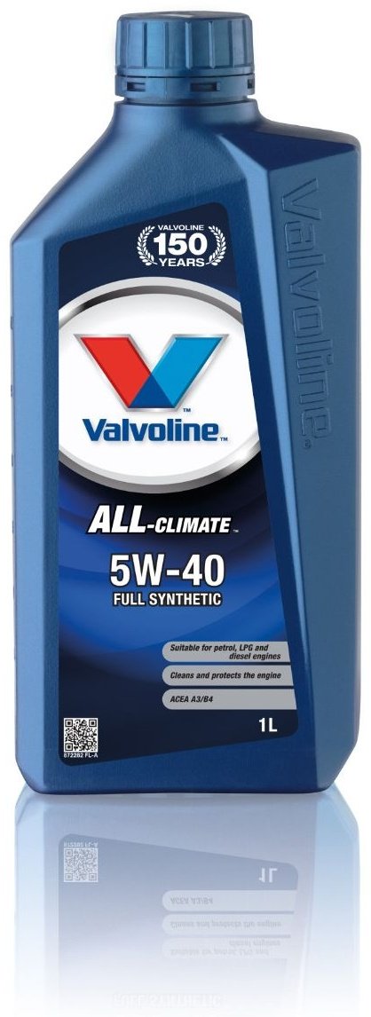 Моторное масло Синтетическое VALVOLINE ALL-Climate 5W-40 1 л