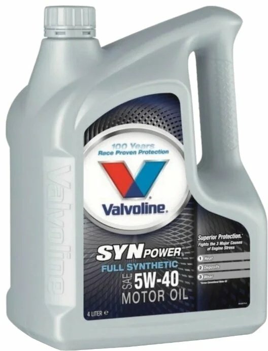 Моторное масло Синтетическое VALVOLINE SynPower 5W-40 4 л