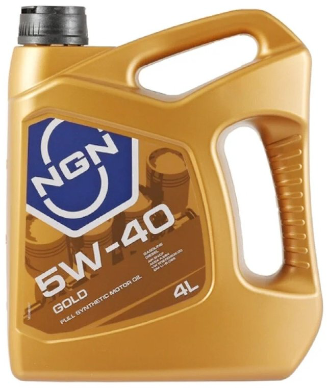 Моторное масло Синтетическое NGN GOLD 5W-40 4 л