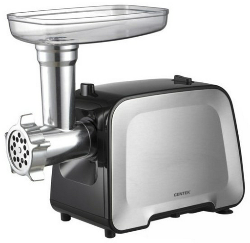 Мясорубка CENTEK CT-1604 черный, серый