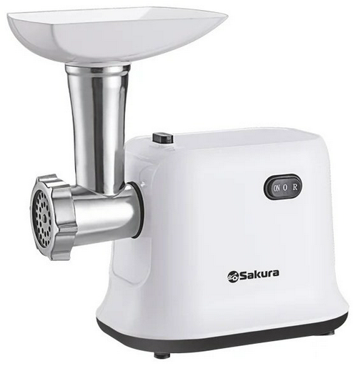 Мясорубка Sakura SA-6420STW белый