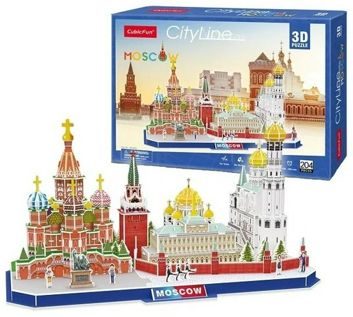 Пазл CubicFun Достопримечательности Москвы MC266h