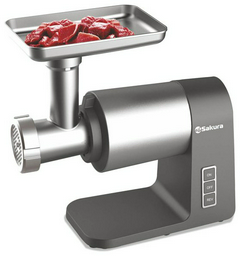 Мясорубка SAKURA SA-6425G серый