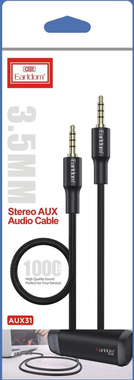 Кабель Earldom 3.5 mm jack - 3.5 mm jack 1 м купить,0