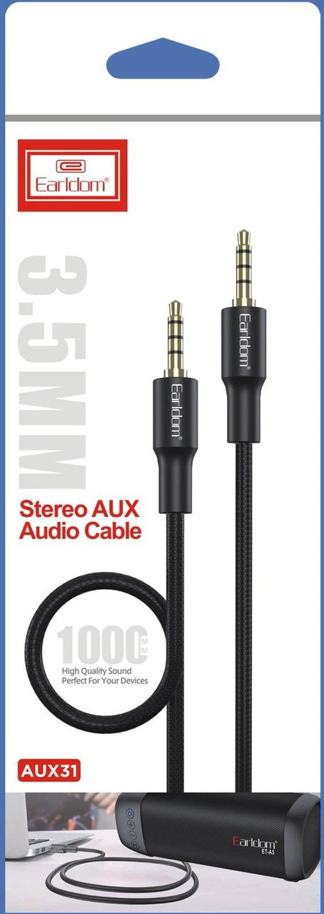 Кабель Earldom 3.5 mm jack - 3.5 mm jack 1 м