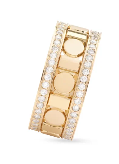 Кольцо Damiani Belle Epoque Reel 20094029 желтое золото 20.4р 10.1гр купить,NaN