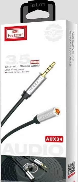 Кабель Earldom 3.5 mm jack - 3.5 mm jack 1 м купить,NaN