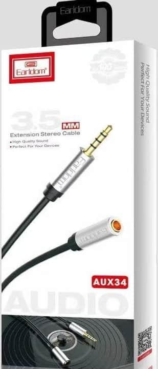Кабель Earldom 3.5 mm jack - 3.5 mm jack 1 м купить,NaN