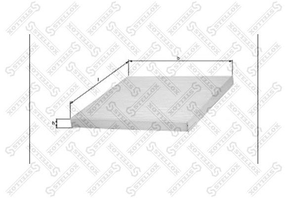 Stellox салонный фильтр 71-10001-SX купить,2192