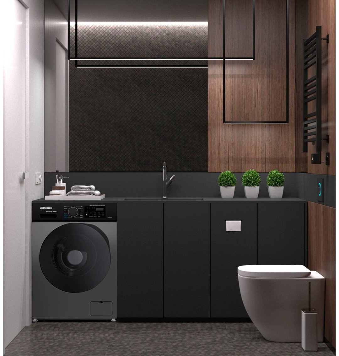 Стиральная машина HAUSLER WWKHS60DGIM серый купить,NaN