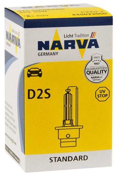 Автолампа NARVA 84002 ксеноновая, 1 шт