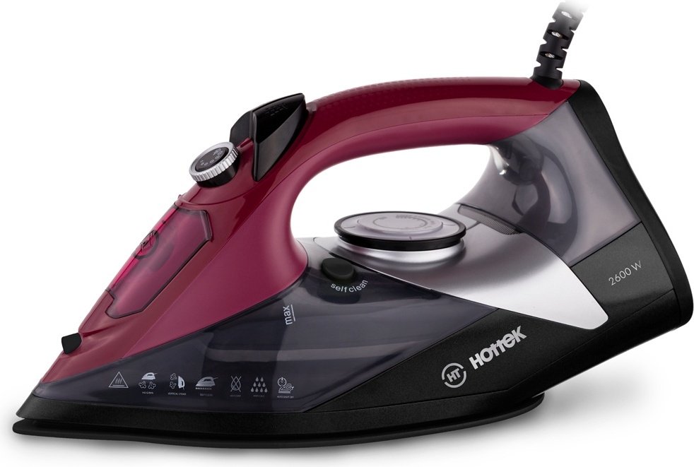 Утюг Hottek HT-955-009 красный-черный