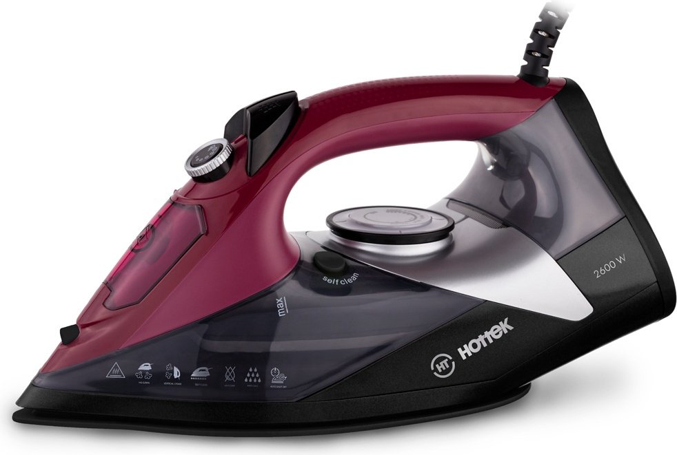 Утюг Hottek HT-955-009 красный-черный