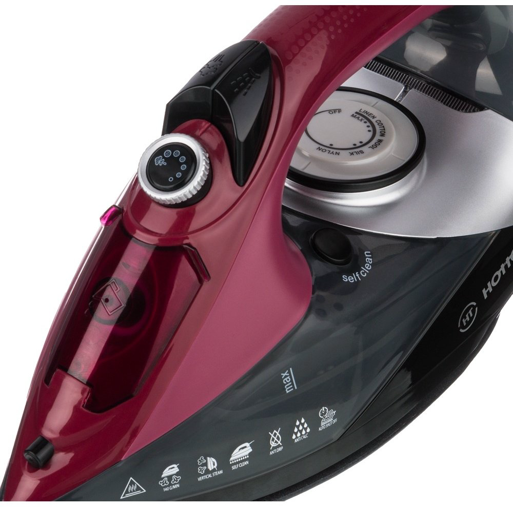Утюг Hottek HT-955-009 красный-черный купить,NaN