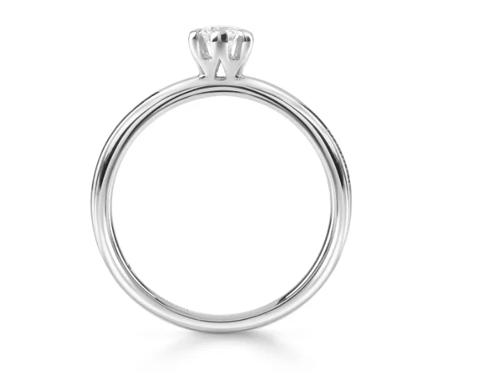 Кольцо Damiani Veramore 20087491 платина 16.8р 4гр купить,NaN