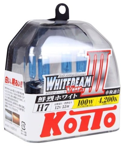 Автолампа KOITO P0755W галогенная, 2 шт