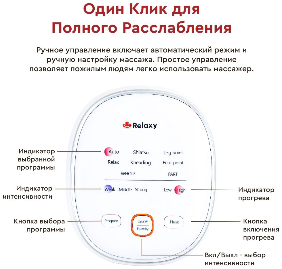 Массажер RELAXY ST-501 ручной компрессионный купить,NaN
