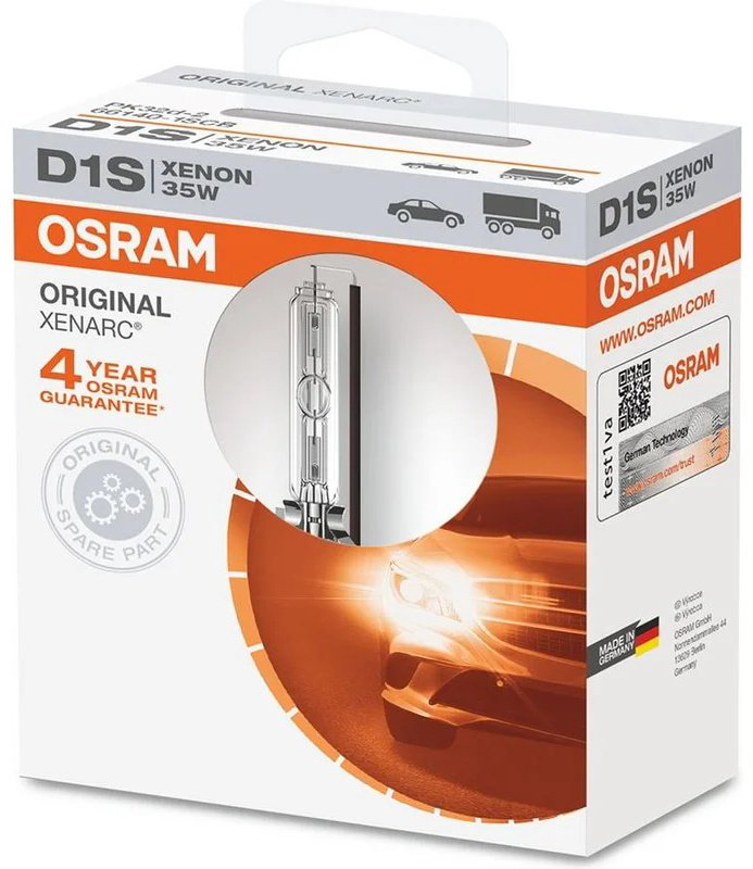 Автолампа Osram 66140-1SCB ксеноновая, 1 шт