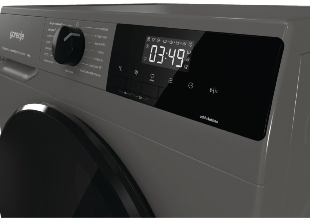 Стиральная машина Gorenje W2NHAI94APS/C серый - ForteMarket Стиральная машина Gorenje W2NHAI94APS/C серый купить,0