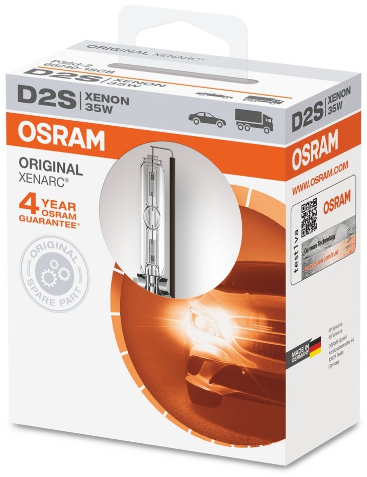 Автолампа Osram 66240-1SCB ксеноновая, 1 шт