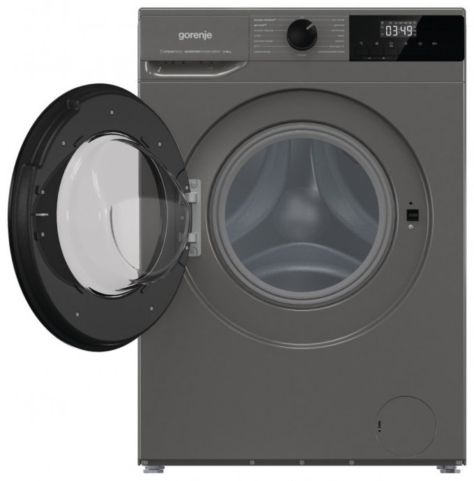 Стиральная машина Gorenje GORENJE WNHPI84AS/AR серый купить,0
