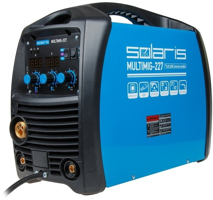 Solaris сварочный инвертор MULTIMIG-227 (TIG, MIG/MAG, MMA) купить,211140