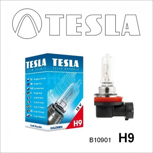 Автолампа Tesla B10901 галогенная, 1 шт