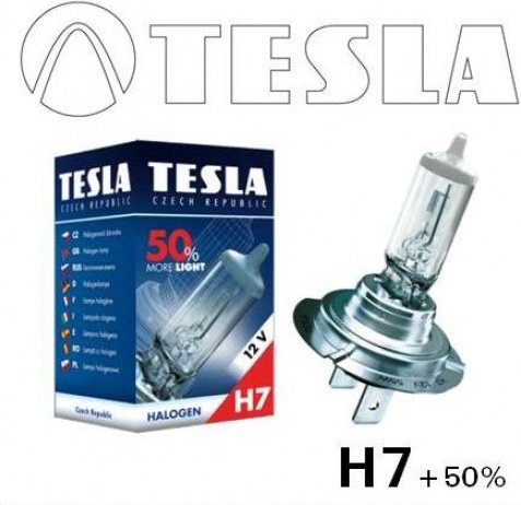 Автолампа Tesla B30701 галогенная, 1 шт
